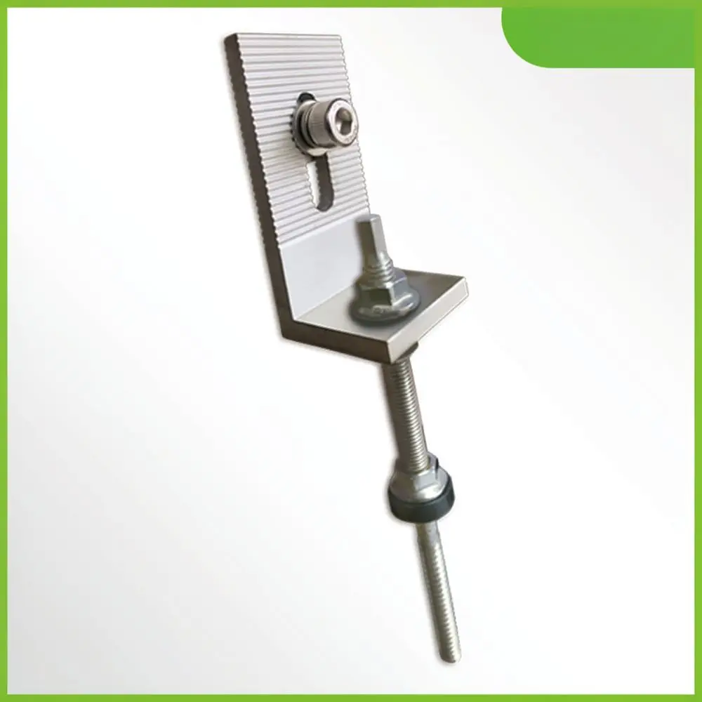 For For SUNTECH Aluminum Alloy L Bracket Hardware Accessory Photovoltaic Solar Panel Roof Mounting Rail System