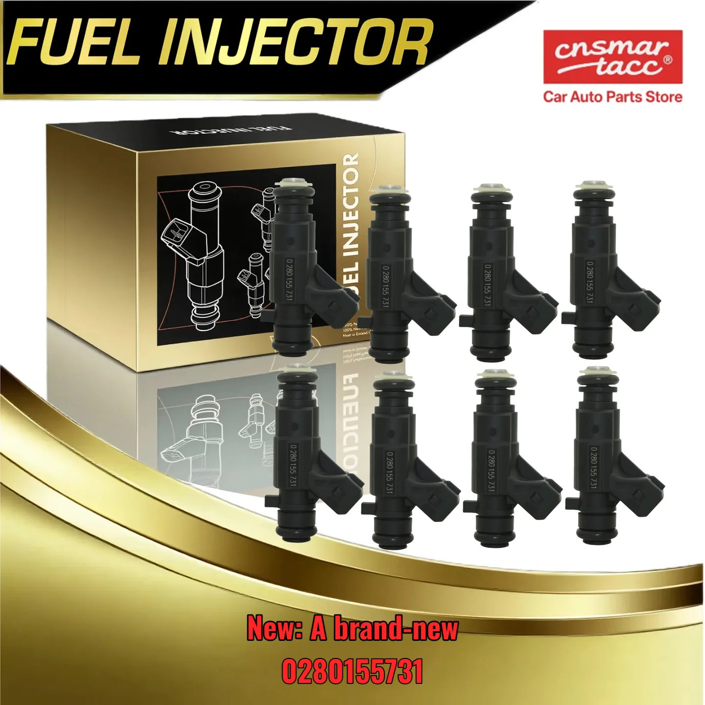 

Комплект форсунок из 8 предметов для Vw Golf Polo Mk3 Caddy 9K9A 6H 6K1 6K2, соответствующий 0280155731