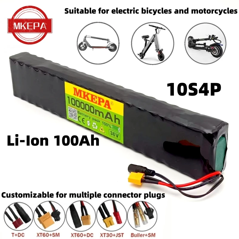 

10S4P 36V 100000mAh Electric Scooter Lithium Battery 18650 battery pack 36V 100Ah Electric Scooter Electric Scooter Battery 36v