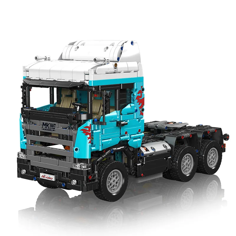 รถบรรทุก Mould King 13203 ชุดตัวต่อรถแทรกเตอร์บังคับวิทยุ ของเล่นเสริมพัฒนาการสำหรับเด็กและผู้ใหญ่ ของขวัญคริสต์มาส