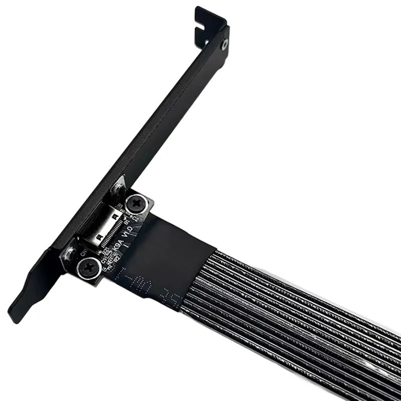 Upgraded Full-Height Baffle PCIE 4.0 X4 Gen4 M. 2 Nvme To SFF-8611/8612 Adapter Oculink Graphics Card External Extension Cable W