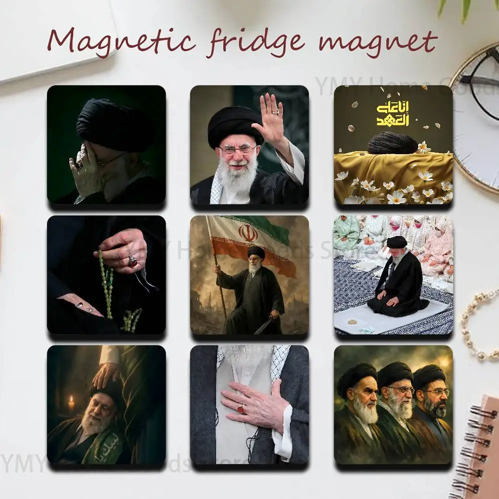 Supreme Leader of Iran K-Khamenei Refrigerator Magnets the Perfect Choice for Home Create Warm Cozy Home Decor Gifts