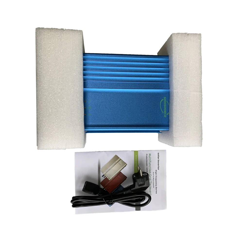 Imagem -06 - Micro Grade Tie Inversor Descarga da Bateria Potência de Saída Ajustável Painel Solar 500w 12v 24v 36v 48v