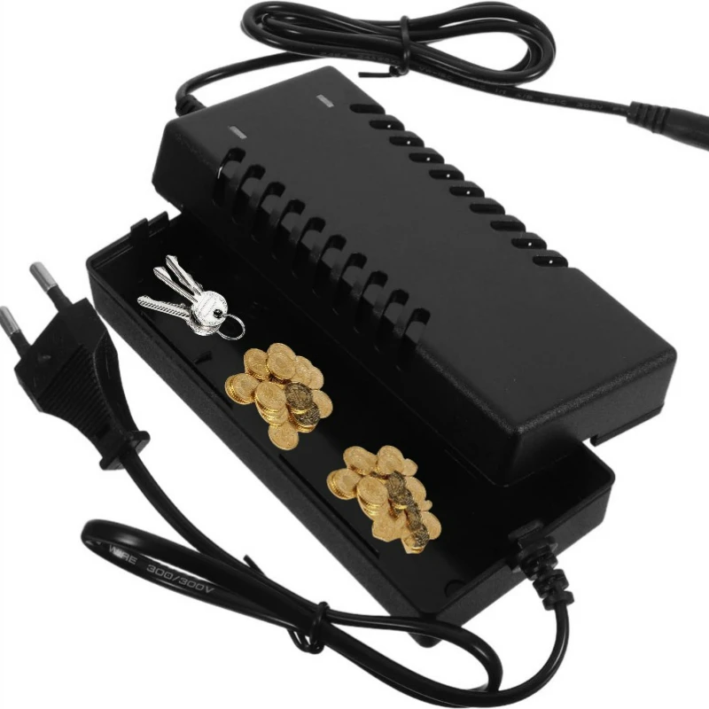Simulated computer charger to store valuables, private money storage box, hidden key box, jewelry box
