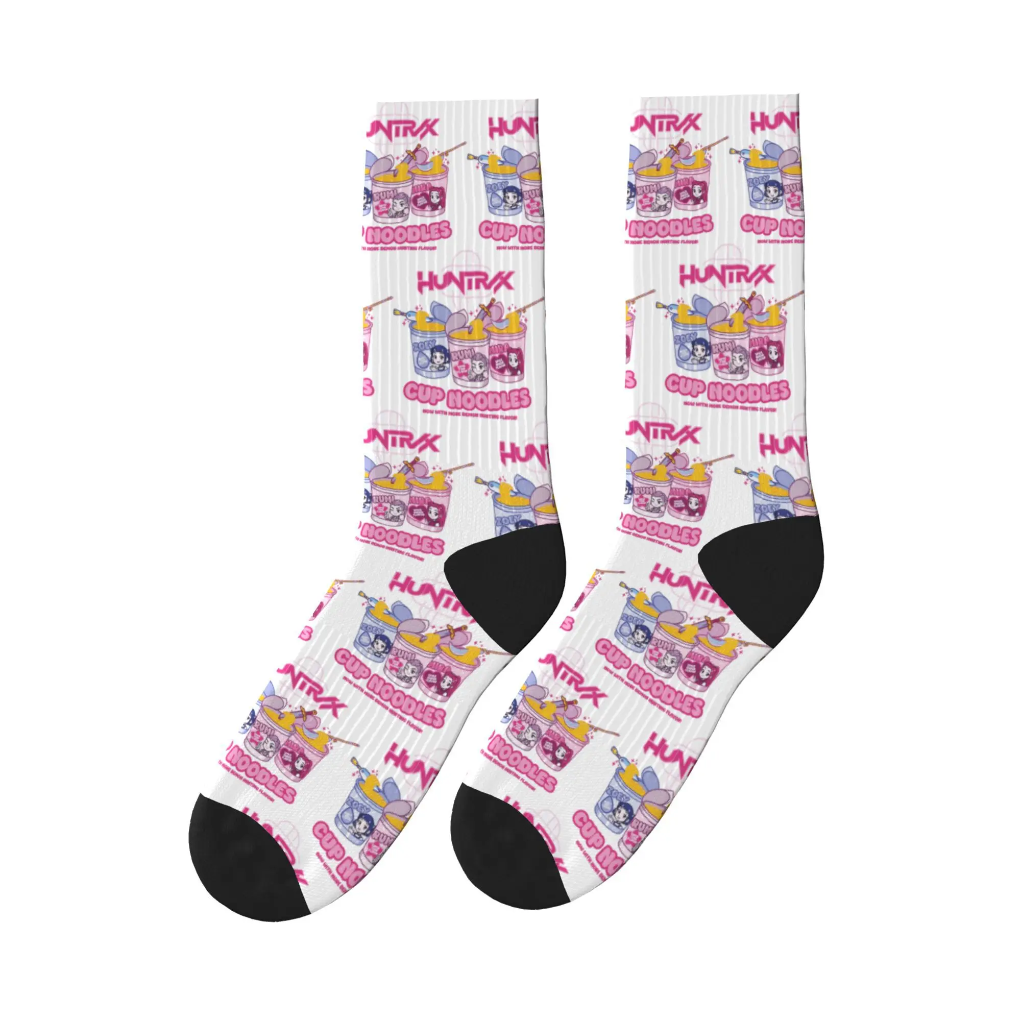 

Huntrix Girls Cup Noodles Kpop Demon Hunters Stockings Custom Modern Socks Winter Non Skid Socks Women Men Climbing Soft Socks