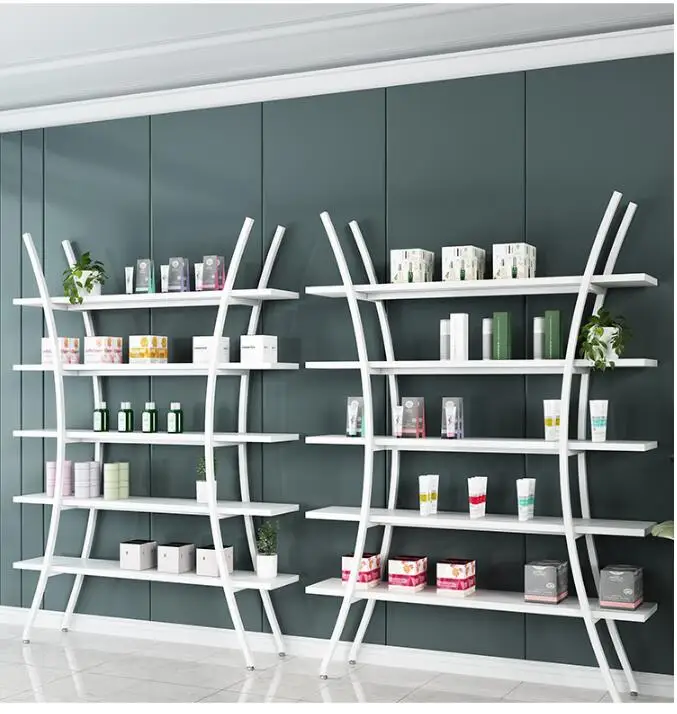 Beauty salon nail products display rack