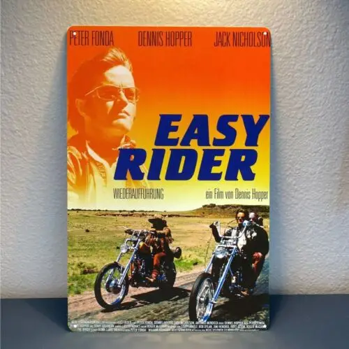 Easy Rider Movie Metal Poster Tin Sign 20x30cm Plate