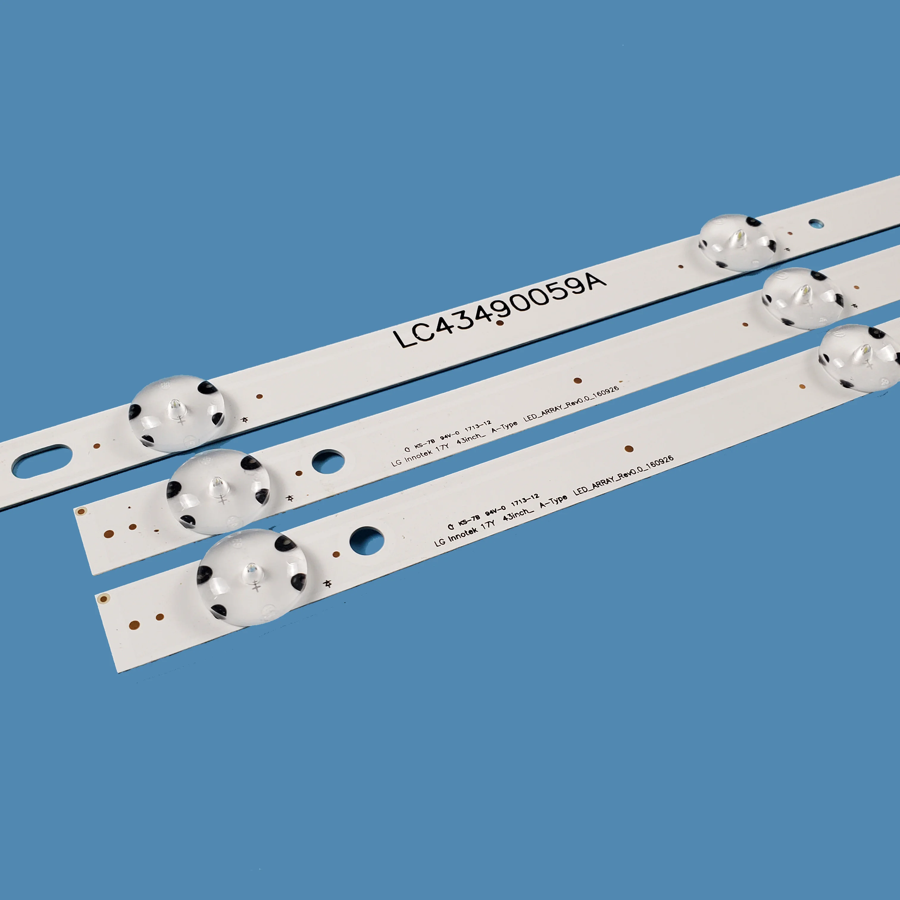 

Led Backlight Strip 7 Lamp for LIG Innotek 17Y 43inch_ A-Type LC43490059A 43UJ634V 43UJ630 43UJ630-ZA 43UJ6309 HC430DGG-SLTL13