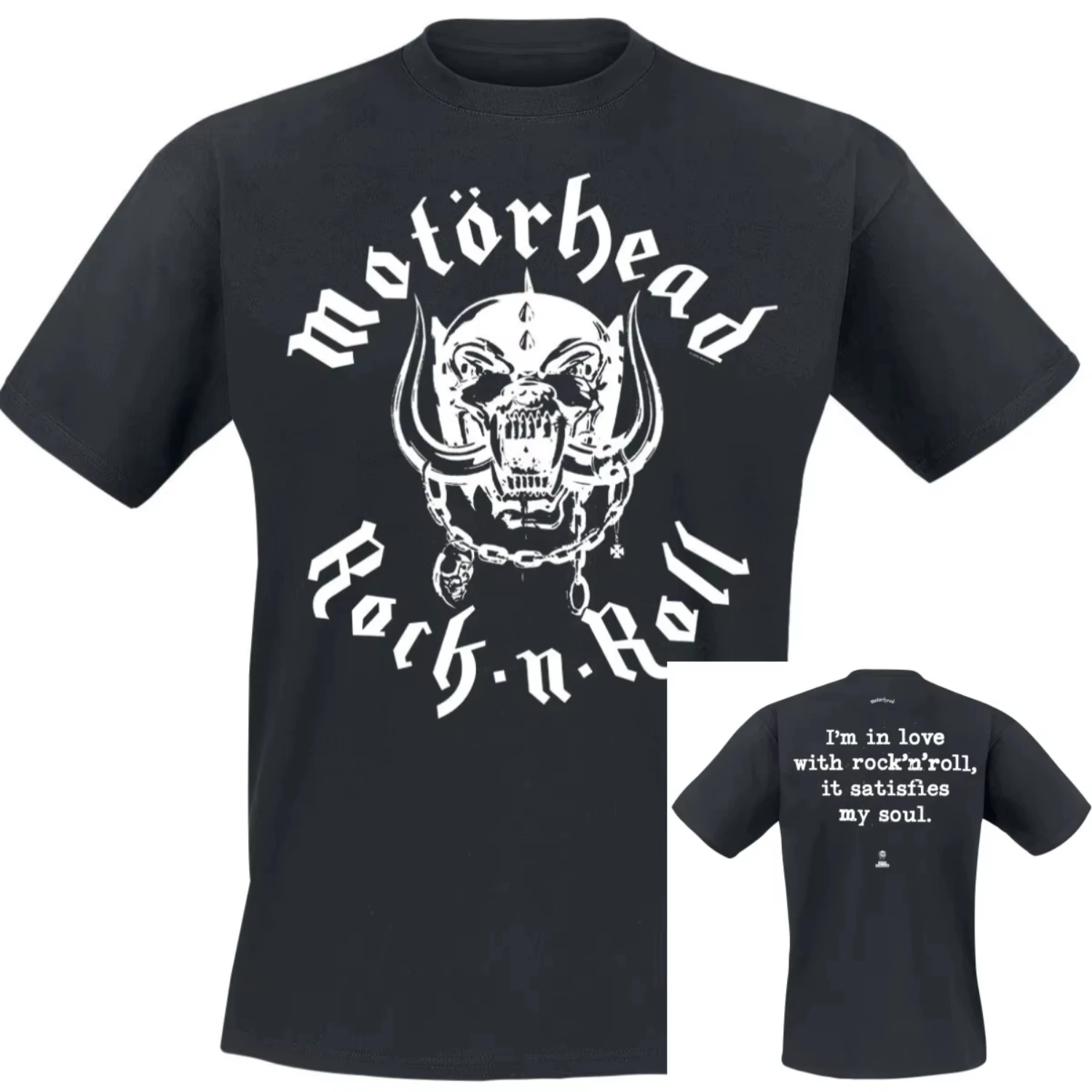 Ace of Spades Motörhead T-Shirt Men Vintage Metal Rock Band Graphic Tee  Cotton Summer Streetwear unisex Top