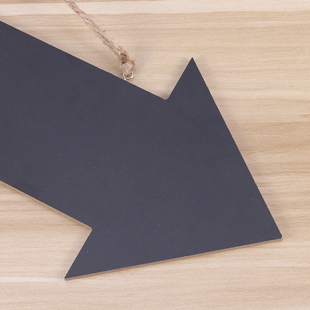 2 Pcs Wooden Message Board Twine Hanging Chalkboard Plaque Blackboard Sign Bamboo