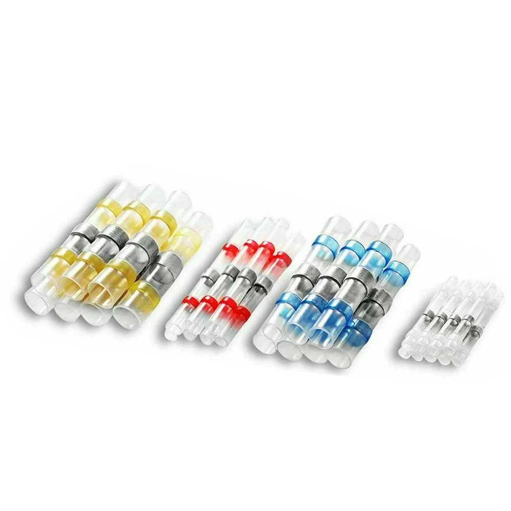 Premium Solder Seal Heat Shrink Butt Connectors Kit Waterproof Insulated Wire Terminals for Automotive Marine Electrical Wiring