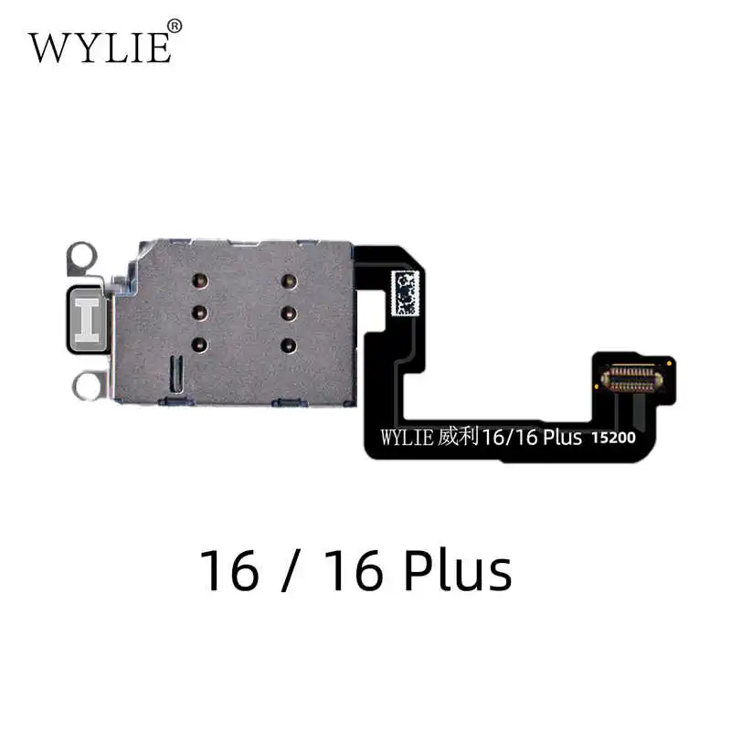 WYLIE Dual Card Flex Ca ‮ رطل ‬ e مع ملصق بطاقة طبقات كابل بشريط مزدوج مدمج لمجموعة أدوات الإصدار الأمريكي من سلسلة iPhone 16