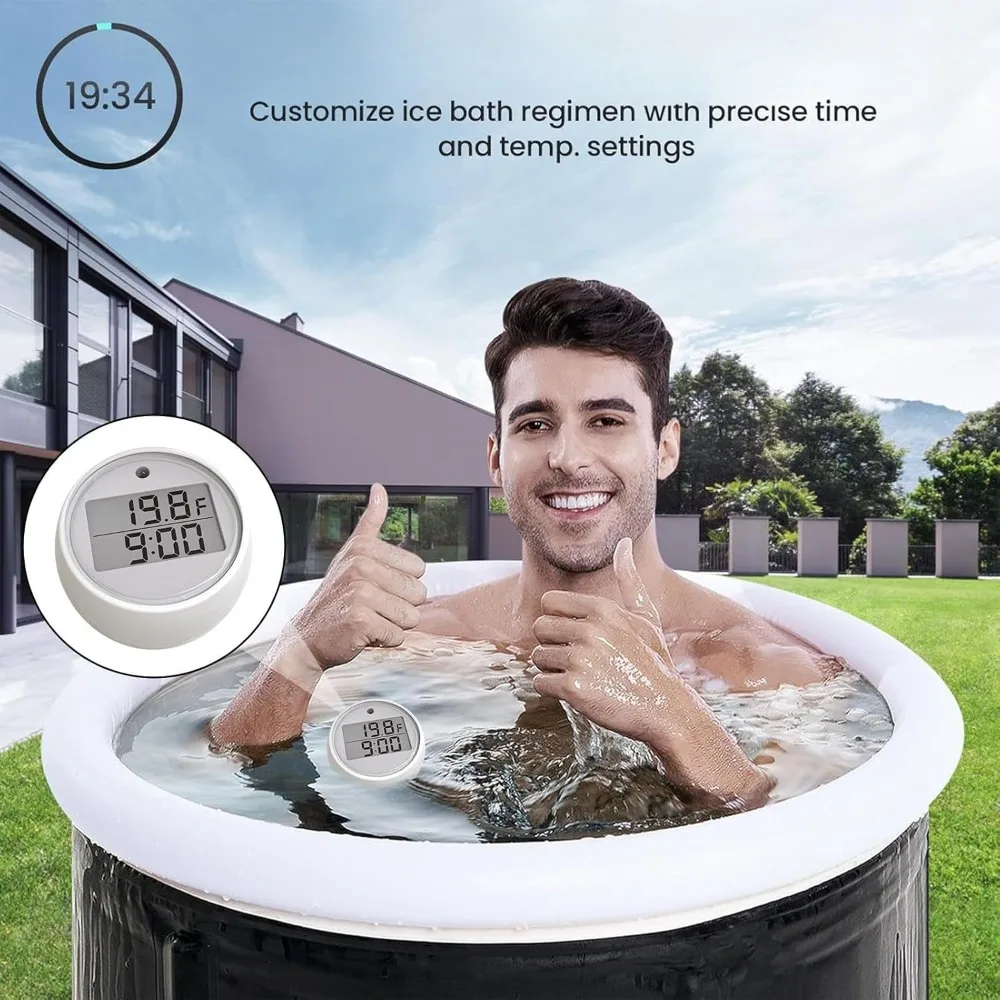 Floating Pool Thermometer Temperature Monitor Clear Digital LCD Ice Swimming Bath Water