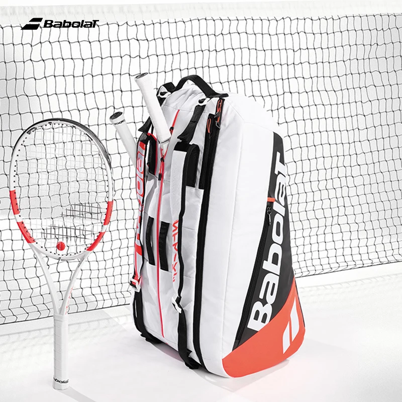 Babolat RH6 Professional Tennis Bag 6pcs Rackets Padel Bag Badminton Tennis Racket Bag Backpack Tenis Raquete PURE STRIKE Series