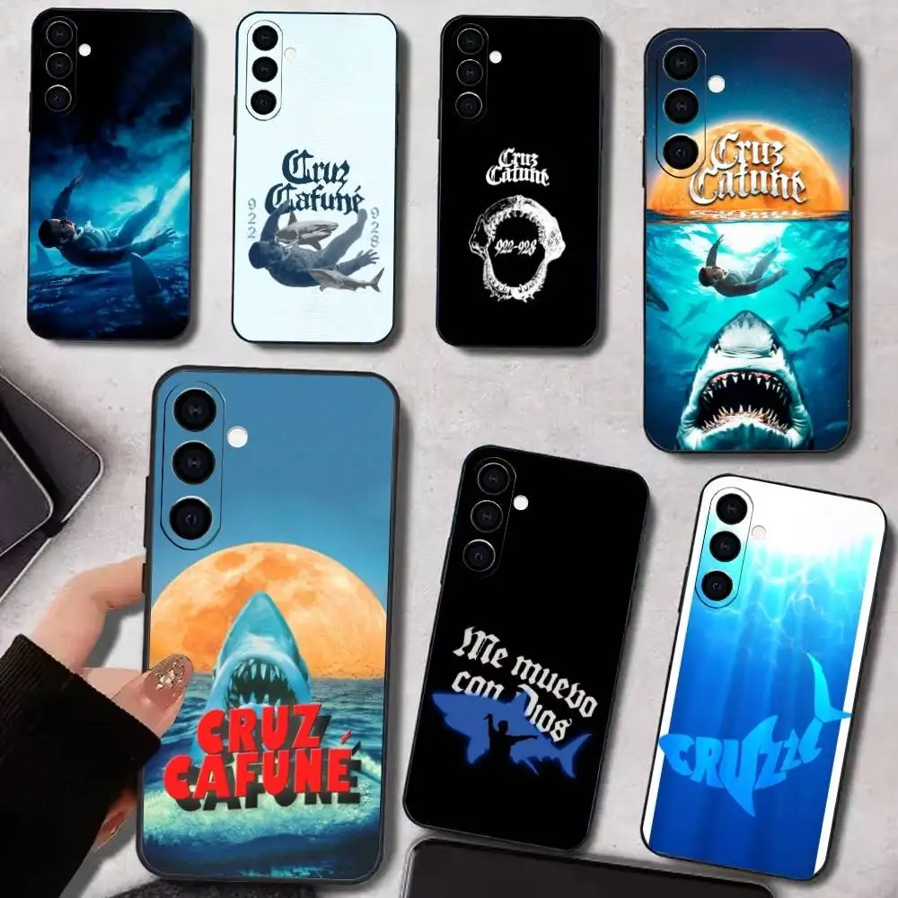

Singer Cruz Cafune Phone Case For Samsung Galaxy A73,A72,A71,A70,A53,A52,A51,Soft Silicone Black Cover