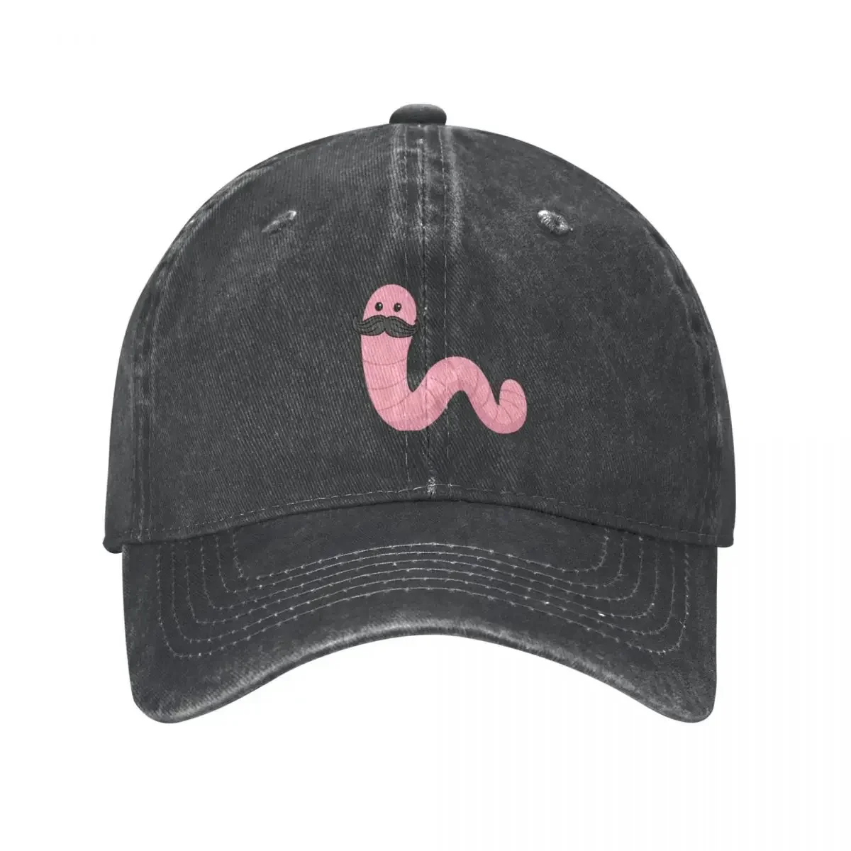 Worm with a mustache Cowboy Hat summer hat Big Size Hat Visor Hip Hop Women's Beach Outlet Men's