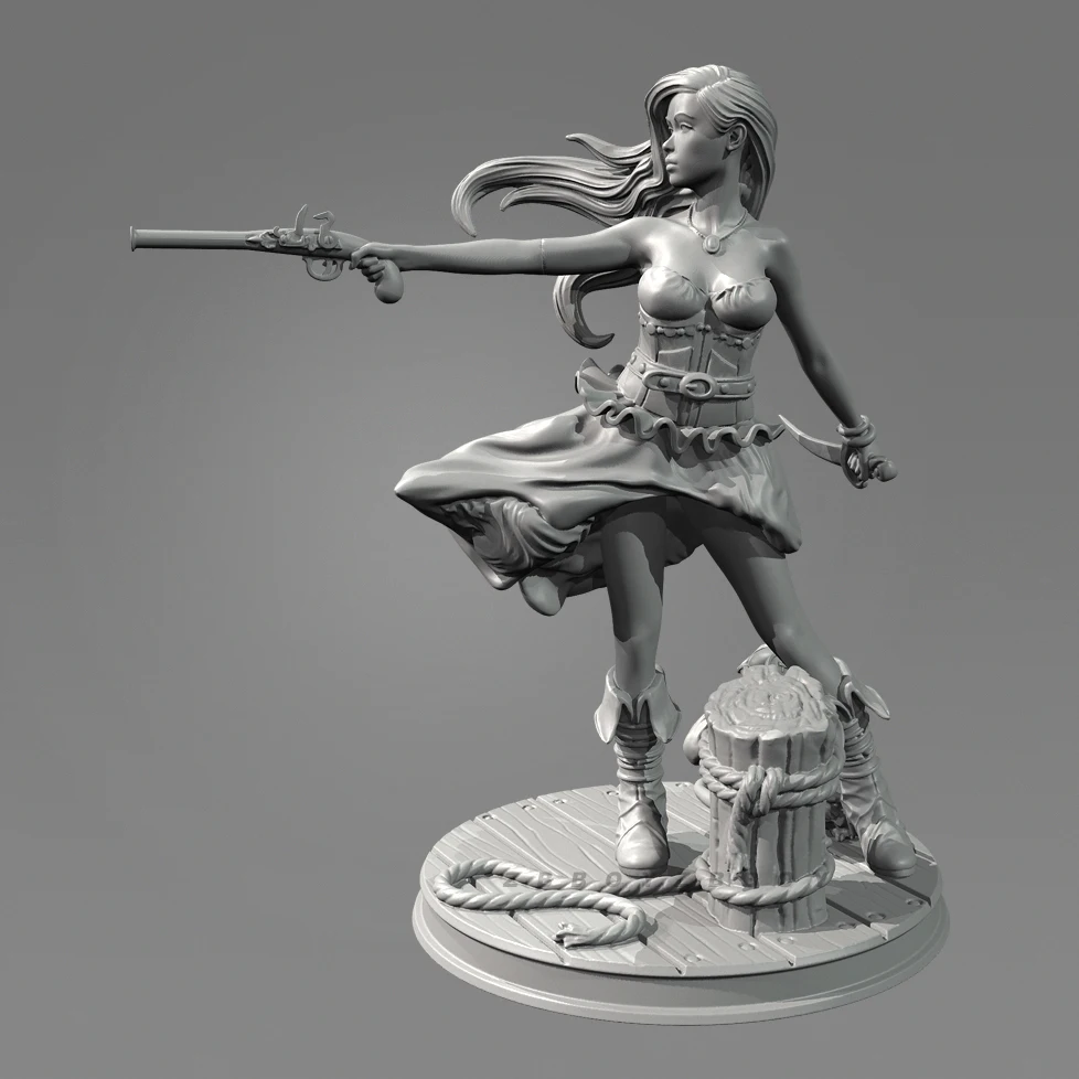 

The height of man 38mm 50mm 75mm Resin model kits figure beauty colorless and self-assembled （3D Printing ） TD-7474/3D