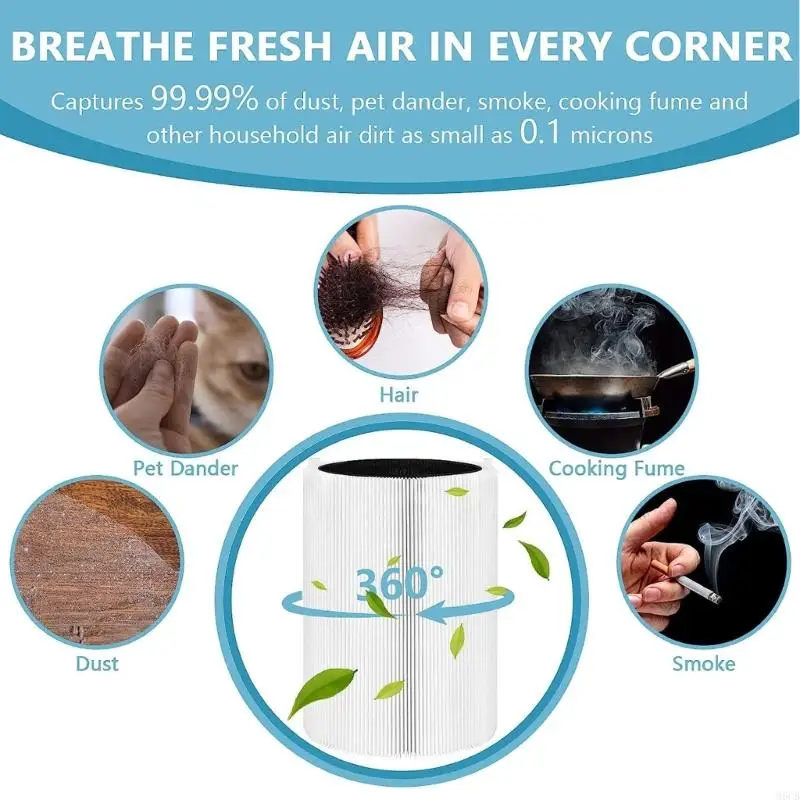 منظفات الهواء البلاستيكية M6CB مرشح منظفات الهواء البديل للهواء التبعي من البلاستي