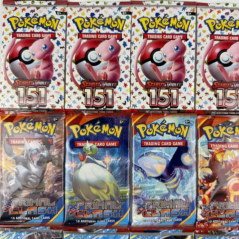 10/20Pcs English version 151 Pokémon TCG XY—Primal Clash Booster Pokemon trade cards