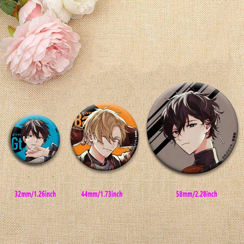 BL كاريكاتير الموسيقى نظرا دبابيس أنيمي ساتو مافيو يونويااما ريتسوكا ناكايااما هاروكي كاجي أكيهيكو شارة حقيبة اكسسوارات الهدايا #4