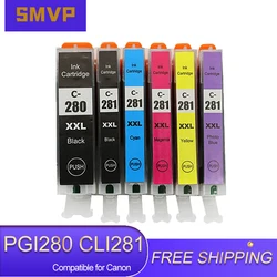 PGI280 CLI281 compatible Ink Cartridge For Canon TR7520 TR8520 TS6120 TS8120 TS9120 inkjet printer PGI-280 CLI-281