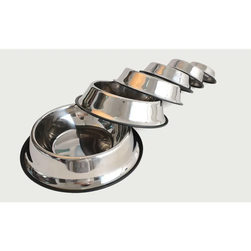 Quality Paw Stainless Steel Pet Dog Bowl Feeder Skidproof Anti-ant Shape Cat Dog Bowls Food Accessories Pet Supplies