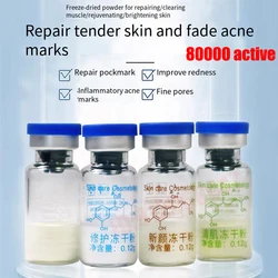 80000 Active  EG F Lyophilized Epidermal Growth Factor RhEGF Powder Serum Acne Pimples Scars Wrinkles Treatment Skin Care