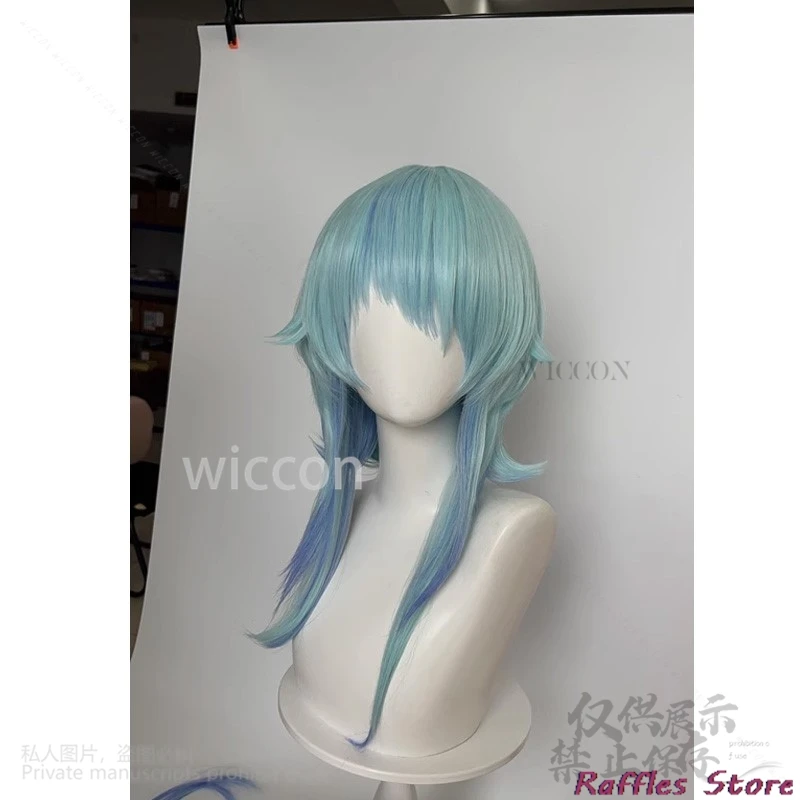 Anime Game Wuthering Waves Cosplay The Shorekeeper Costume Blue Dress Lovely Sexy Lolita Wig Hallowen Christma Play Role Girl