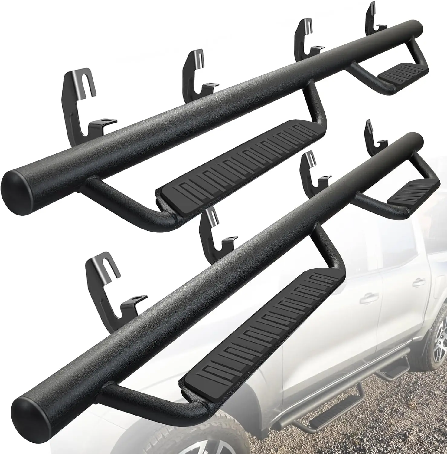 

Подножки для Chevrolet Colorado/GMC Canyon Crew Cab 2015-2026, из углеродистой стали, откидные