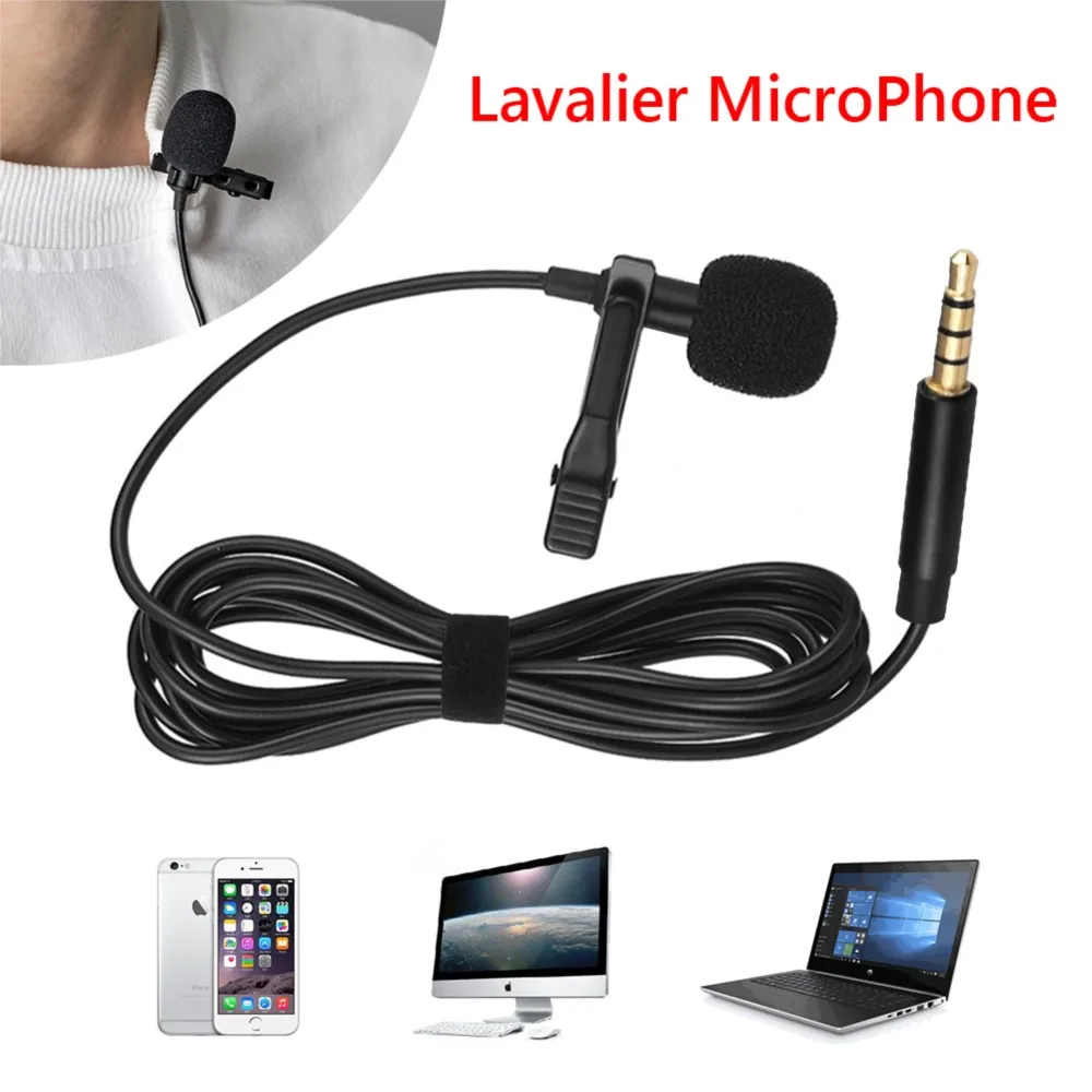 Mini Microphone for Smartphone DSLR Camera Type C 3.5mm Microfone for Samsung Huawei Xiaomi Lavalier Clip-on Recording Microfono