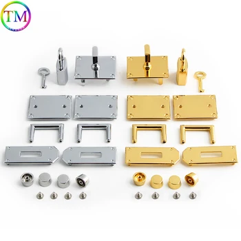 1-5PCS Metall Verschluss Schloss Für Frauen Handtaschen Schulter Taschen Verschlüsse Snap Verschlüsse Platten Schnalle Drehen Twist schlösser DIY Zubehör