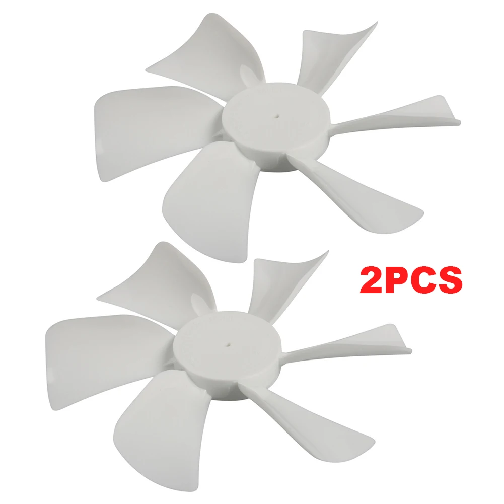 2 حزمة 6 بوصة الأبيض استبدال شفرات مروحة تنفيس RV تنفيس شفرة مروحة ثقب دائري شفرات مروحة RV ل اغطية المدى أو أي محرك 12 فولت