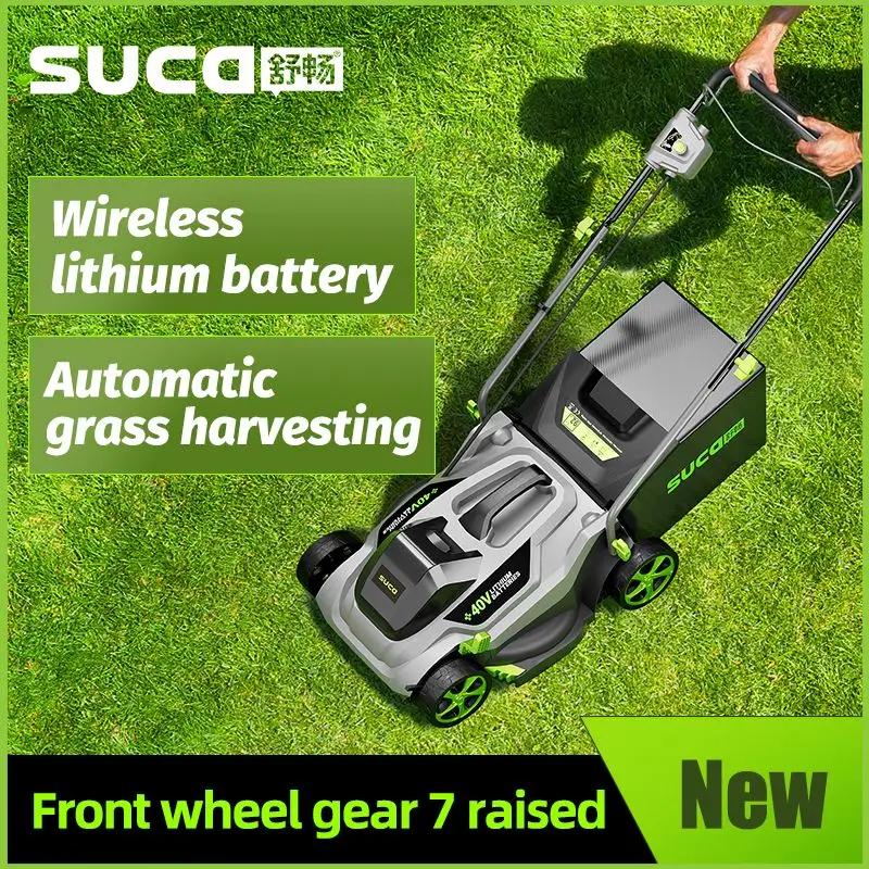 Grass Cutting Machine Brushless Brush Cutter Foldable Electric Lawn Mower Cordless String Trimmer SUCA 40 V Battery Support Oem