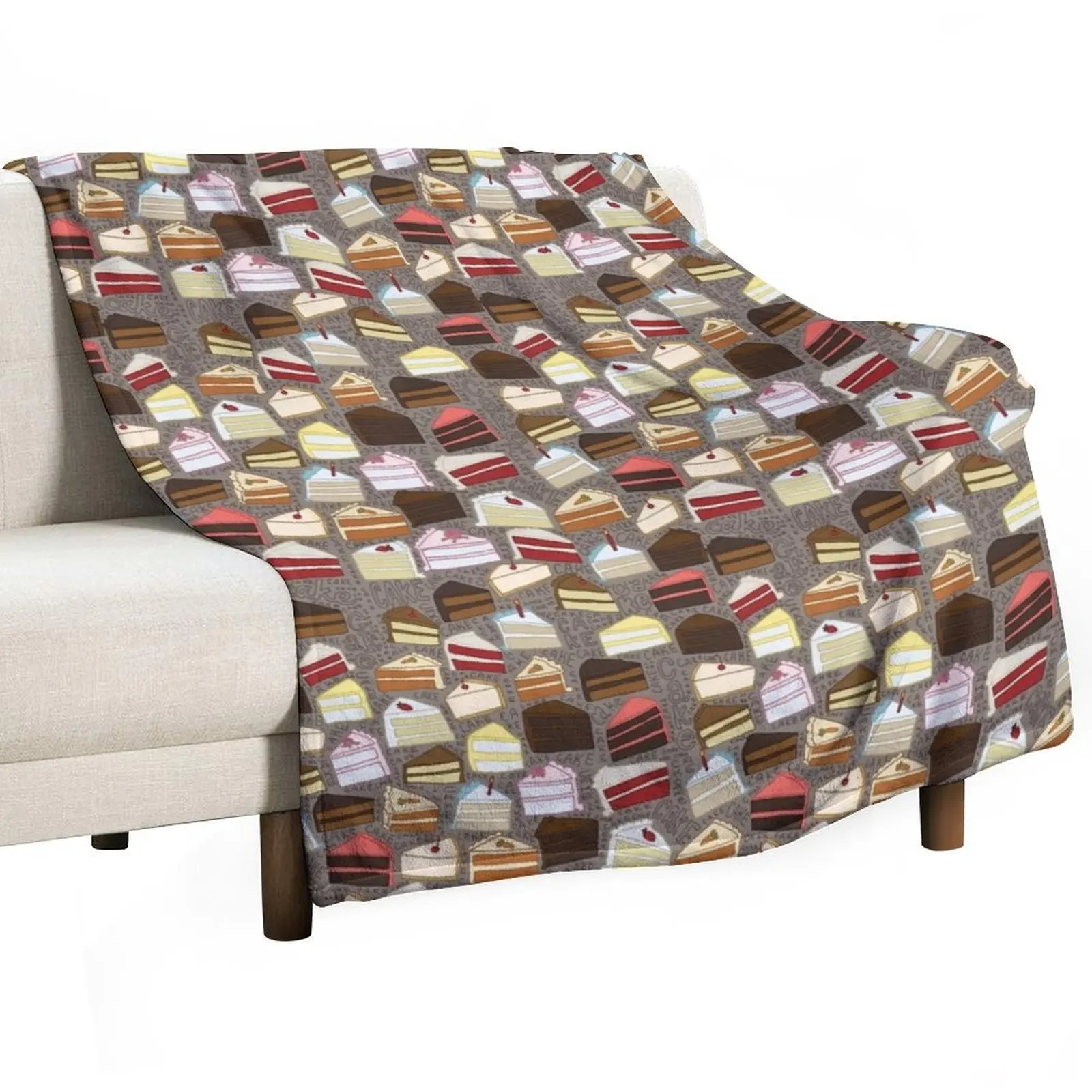 

Cake Cake Cake Throw Blanket Warm Plush Fuzzy Blanket for Living Room