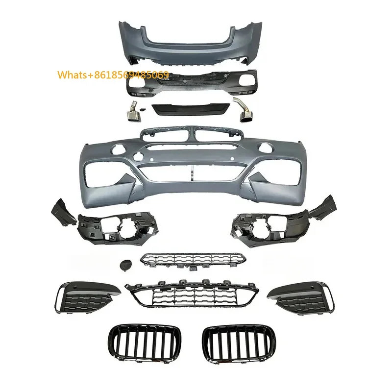 Hot Sell Car Accessories  Bumper With Grill-tec Style BodyKit Front  Rear  s F16