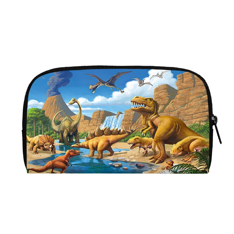 Dinosaur long Wallet Teenager Coin Purse Boys Girls Coin Money Bags Girls Purses and Handbags Key Credit Card Holder Bag