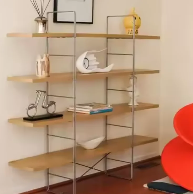 Excluding Wooden Nordic Vertical Cabinet Multi-layer Simple Storage Rack Retro Decorative Wall Display Rack Bracket Only Bracket