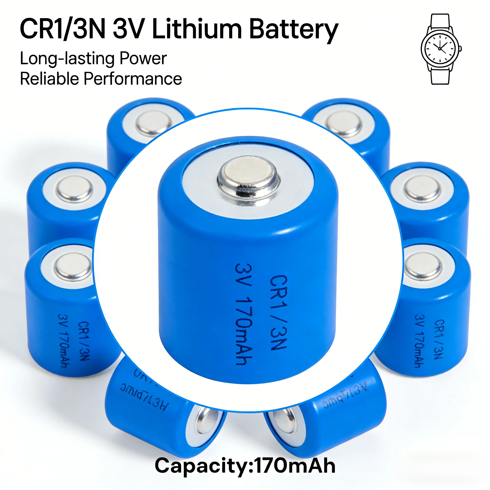 

Литиевая кнопочная батарейка CR1/3N 3В с высоким током разряда, аналог CR-1/3N M6 M7, долговечная, для электроники и пультов дистанционного управления