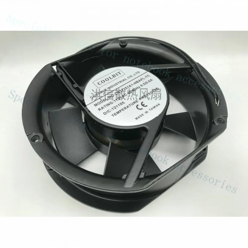 

A+ 1PC COOLBIT CB17251A1-HBAPL-TC 115VAC 0.5/0.6A 17251 Cooling Fan
