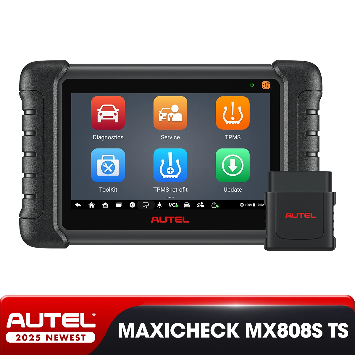 Autel MaxiCheck MX808S TS OBD2 Scanner TPMS Programming/Relearn Bi-directional Tool With All-System Diagnostic PK MK808TS