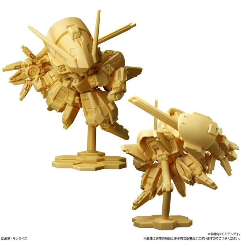 Bandai véritable Shokugan plastique MINI KIT supérieur 01 aile Gundam zéro dieu Gundam Anime figurine modèle jouets cadeau enfants