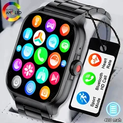 Reloj inteligente deportivo para hombre y mujer, pulsera resistente al agua con llamadas, Bluetooth, compatible con Xiaomi, Huawei, Android, iOS y iPhone, 2024