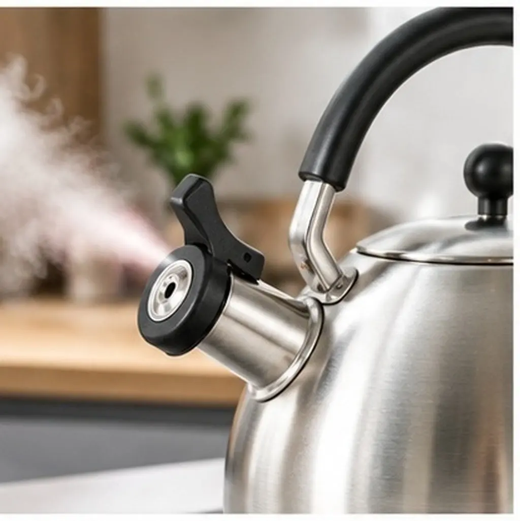 2Pcs Whistling Kettle Pipes Stainless Steel Water Boiling Alarm Loud Whistle Kettle Replacement Nozzles Kitchen Use