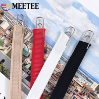 5/10/20M Meetee 10mm Bra Strap Underwire Channeling Ribbon Tubular Nylon Webbing Band for Dress Lace Tape Sewing Bias Accessory