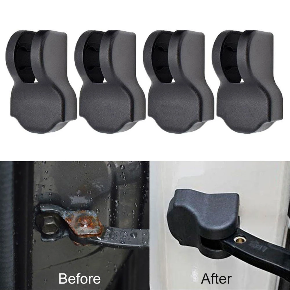 4 pcs Waterproof Car Door Lock Limiting Stopper Cover Case  For Nissan  Qashqai j10 j11 x Trail t32 t31 Tiida Juke Sylphy