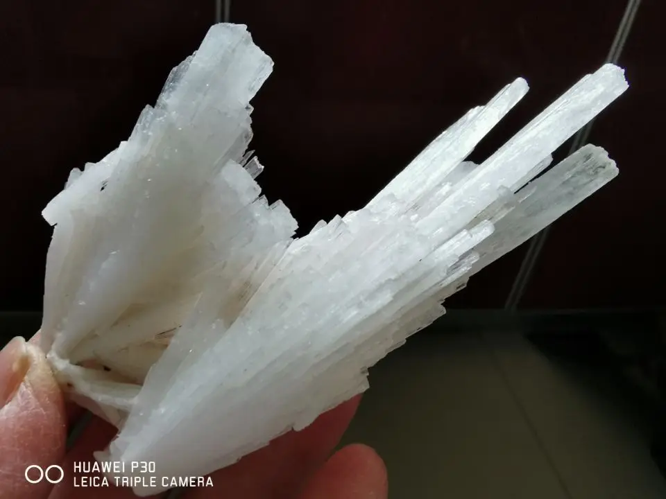 118mm Natural Mineral Crystal Scolecite Flower Rock Specimen