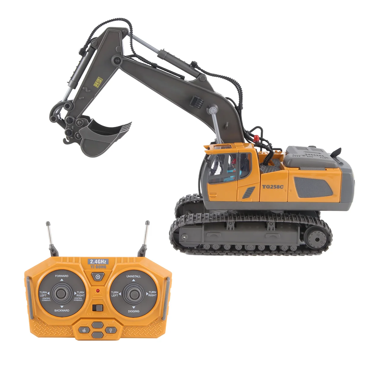 

A68T 2.4G Wireless RC Excavator Remote Control RC Truck Crawler Truck Electric Engineering Vehicle