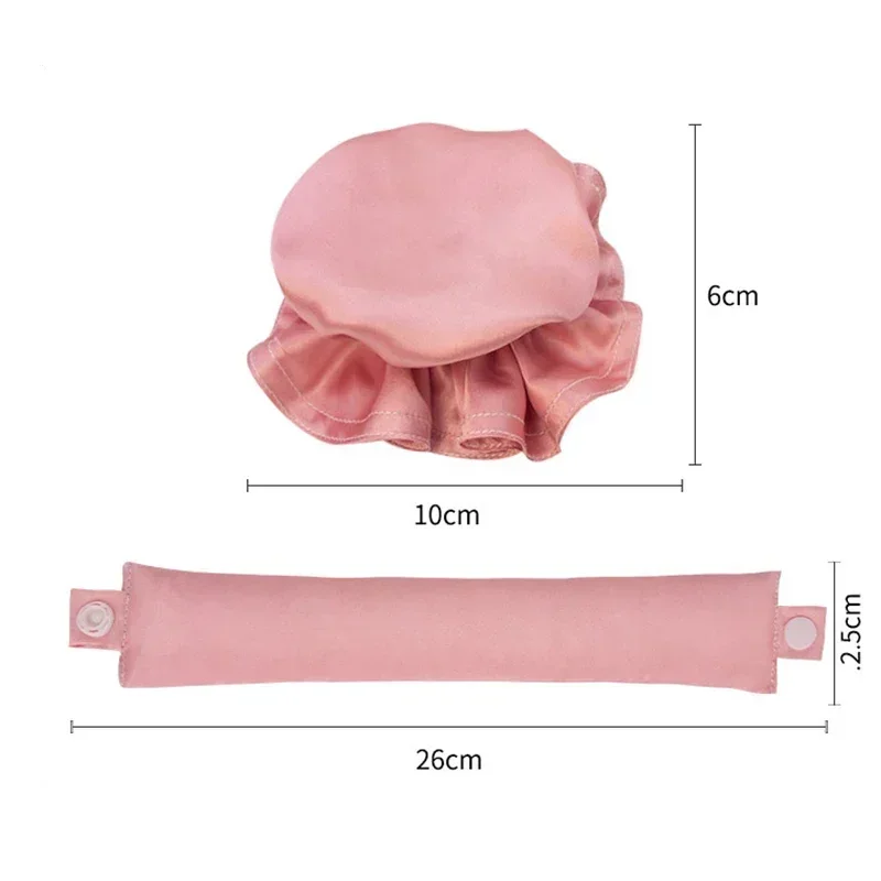 무열 컬링 로드, 열 없음, 실크 컬, 부드러운 헤어 롤러, 수면 머리띠, 게으른 헤어 컬, 스타일링 도구, 신제품