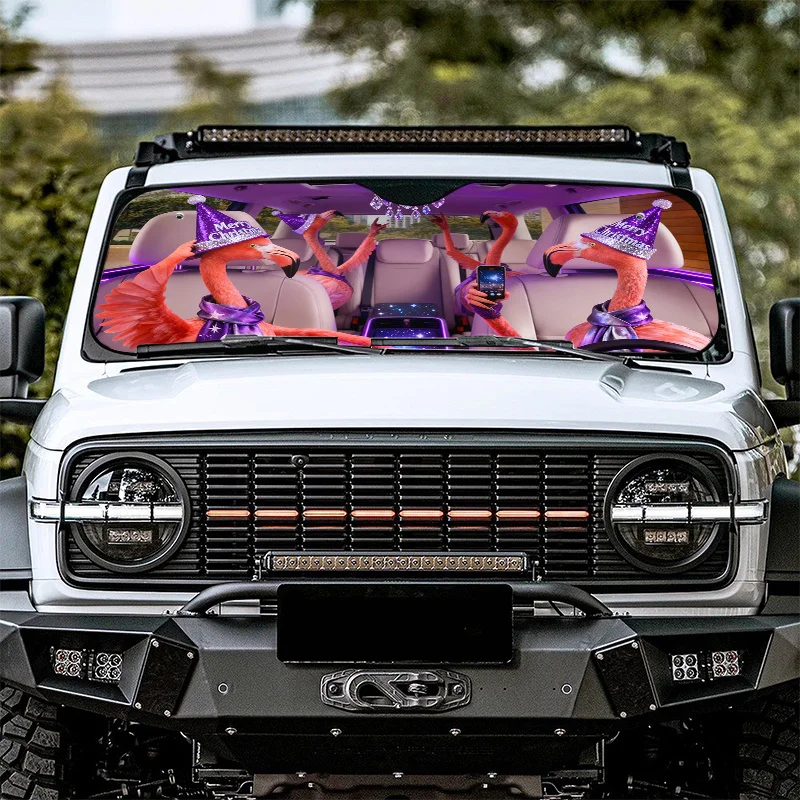 قطعة واحدة من واقي الشمس للسيارة قابل للسحب مع حماية من الأشعة فوق البنفسجية والخصوصية - درع مقاوم للحرارة مناسب للزجاج الأمامي، سهل التحمل