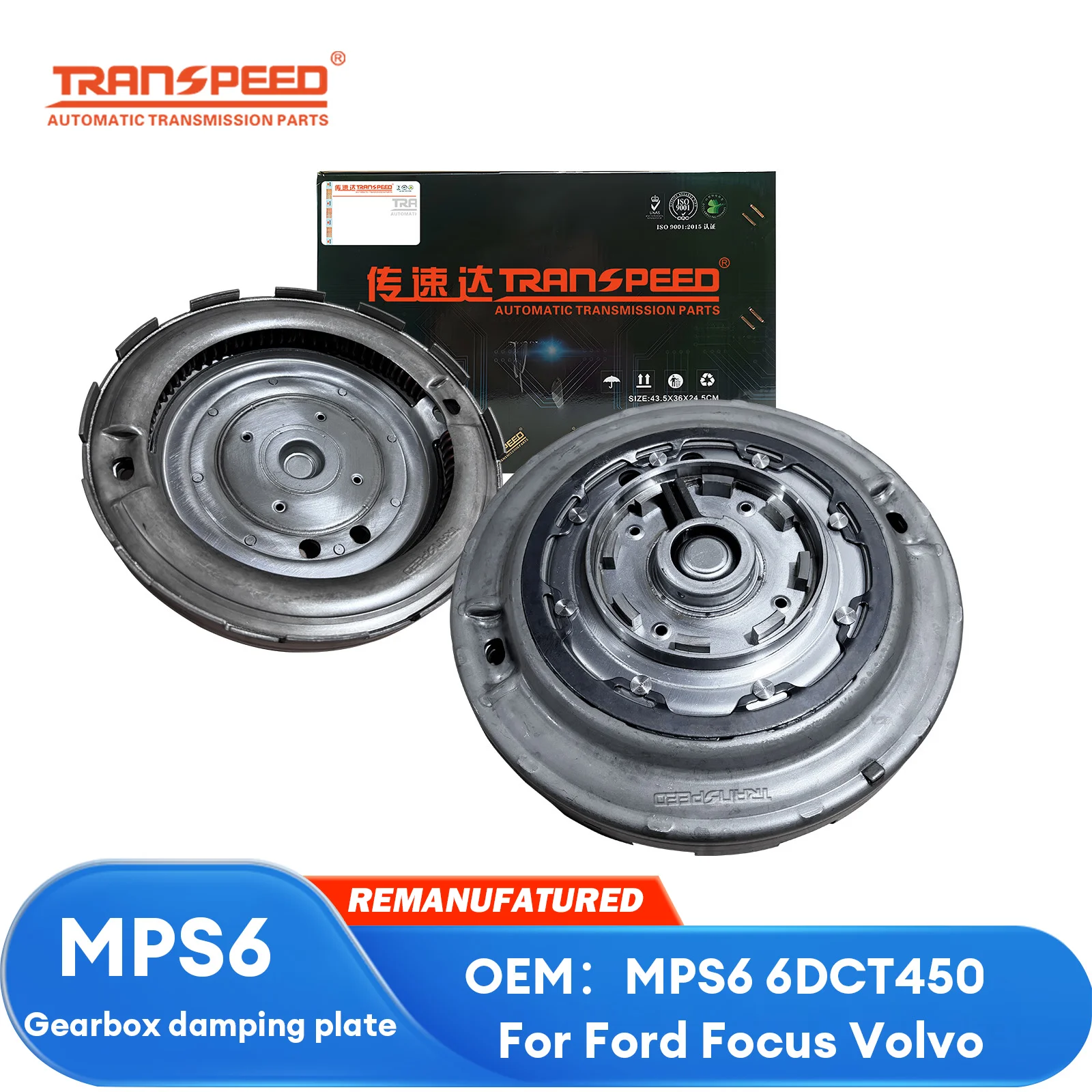 

Демпферная пластина коробки передач TRANSPEED MPS6 6DCT450, протестированная для Ford Focus, Volvo, Dodge, Chrysler